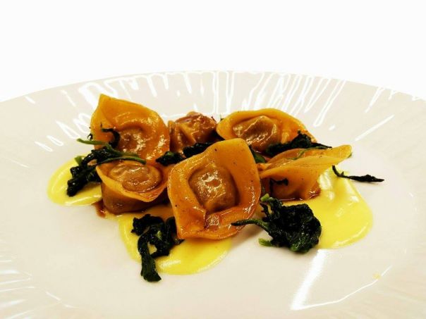 Tortelli al dito farciti di stinco